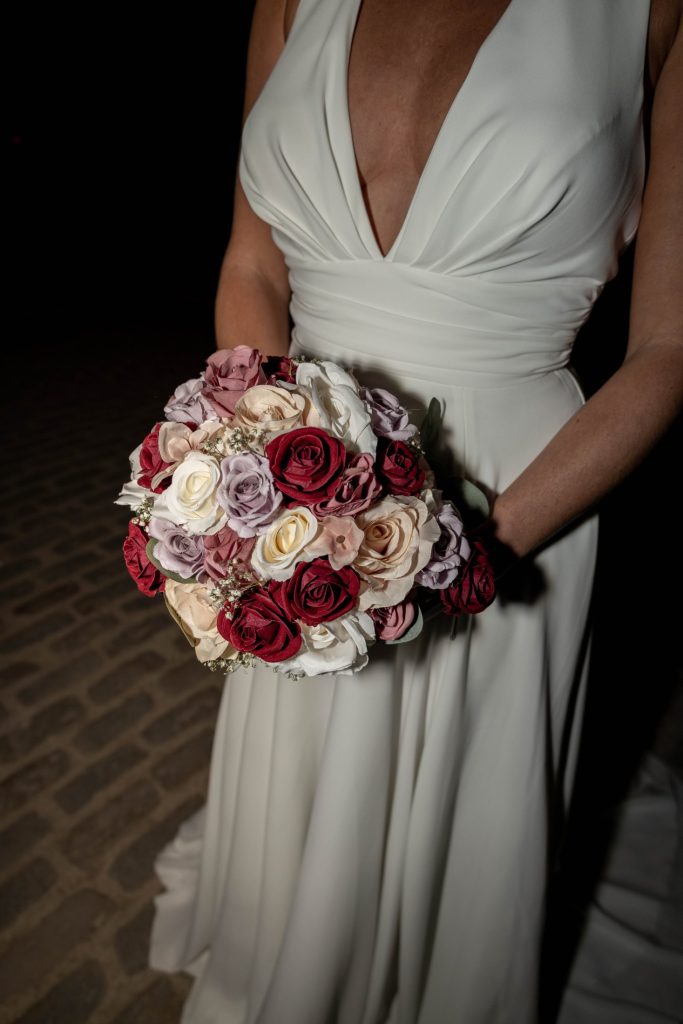 Boeket detail tijdens de styled wedding shoot in Parijs