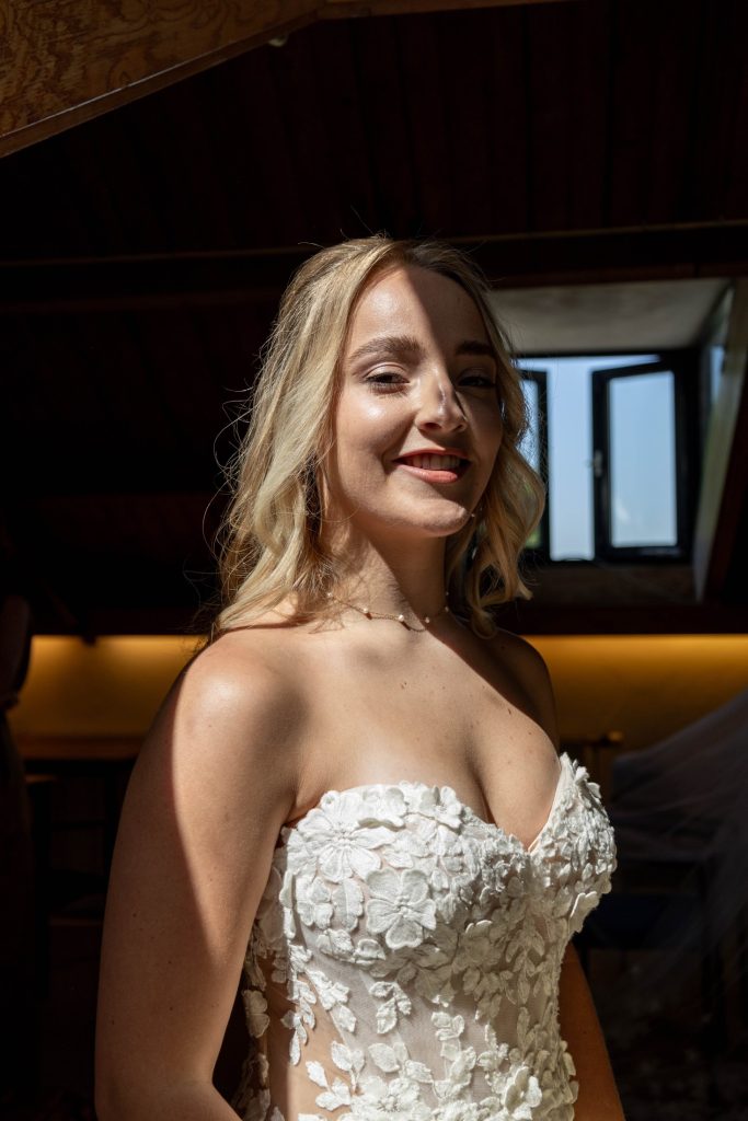 Bruidsportret tijdens de styled wedding shoot in Rijsoord