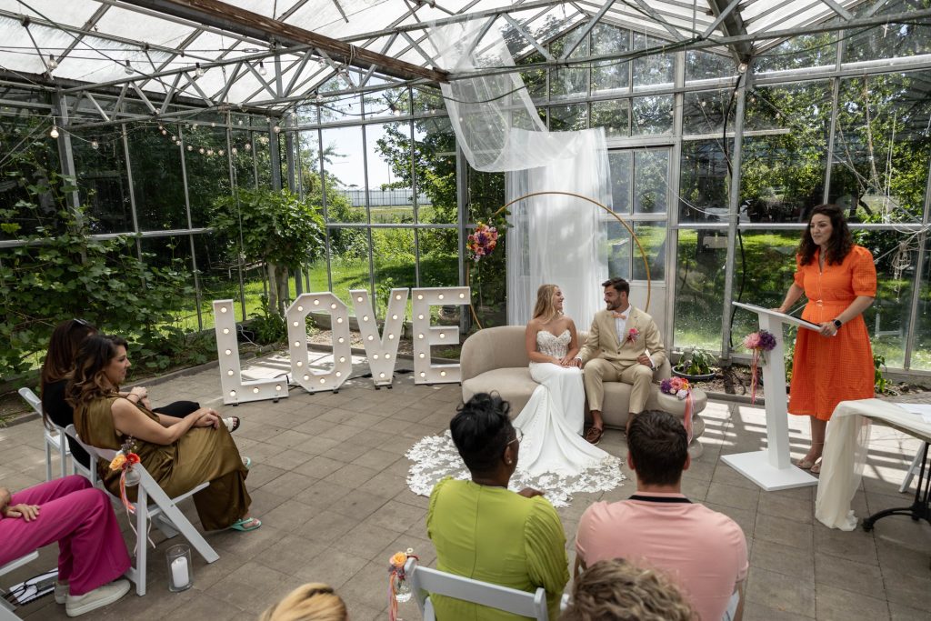 Ceremonie team tijdens de styled wedding shoot in Rijsoord